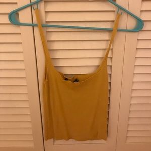 Brandy Melville mustard tank.